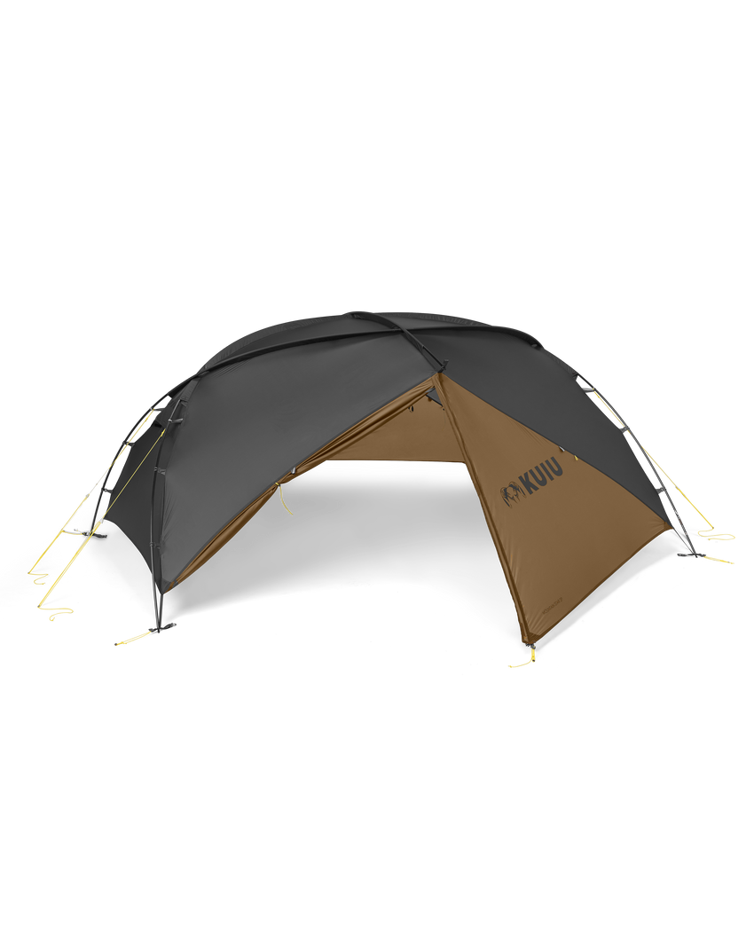 Mountain Star 2 Person Tent Set | Gunmetal-Camel