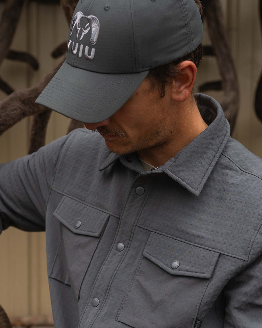 Blockfield Fleece Shirt Jacket | Gunmetal