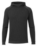 Canyon Waffle Hoodie | Black Heather