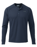 PRO Merino 200 Henley | Steel Blue