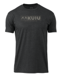 KUIU Topo Block Logo T-Shirt | Charcoal