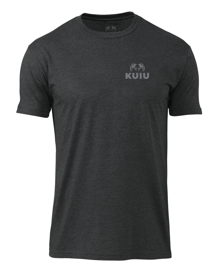 KUIU Ram Chest Logo T-Shirt | Charcoal