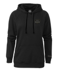KUIU Women's Stacked Chest Logo Hoodie | Black
