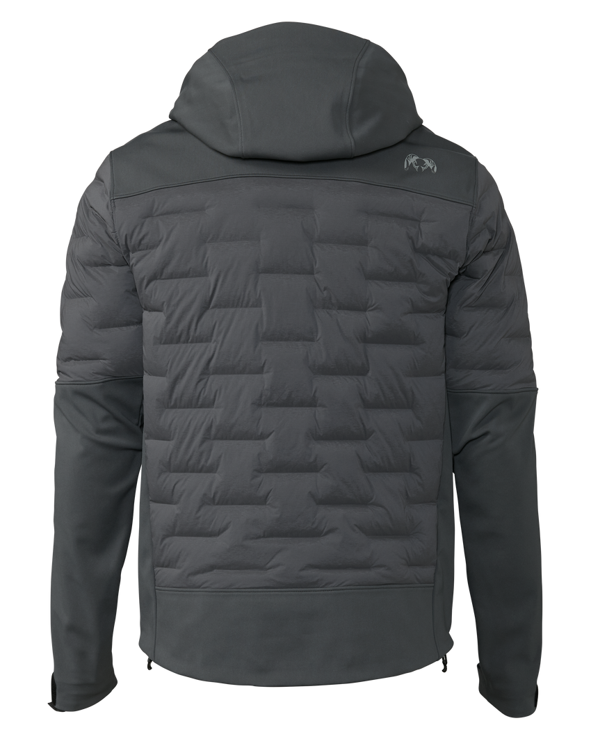 Axis Thermal Hybrid Hooded Jacket | Gunmetal