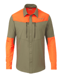 Upland Sporter Shirt | Khaki/Blaze Orange