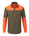 Upland Sporter Shirt | Major Brown/Blaze Orange