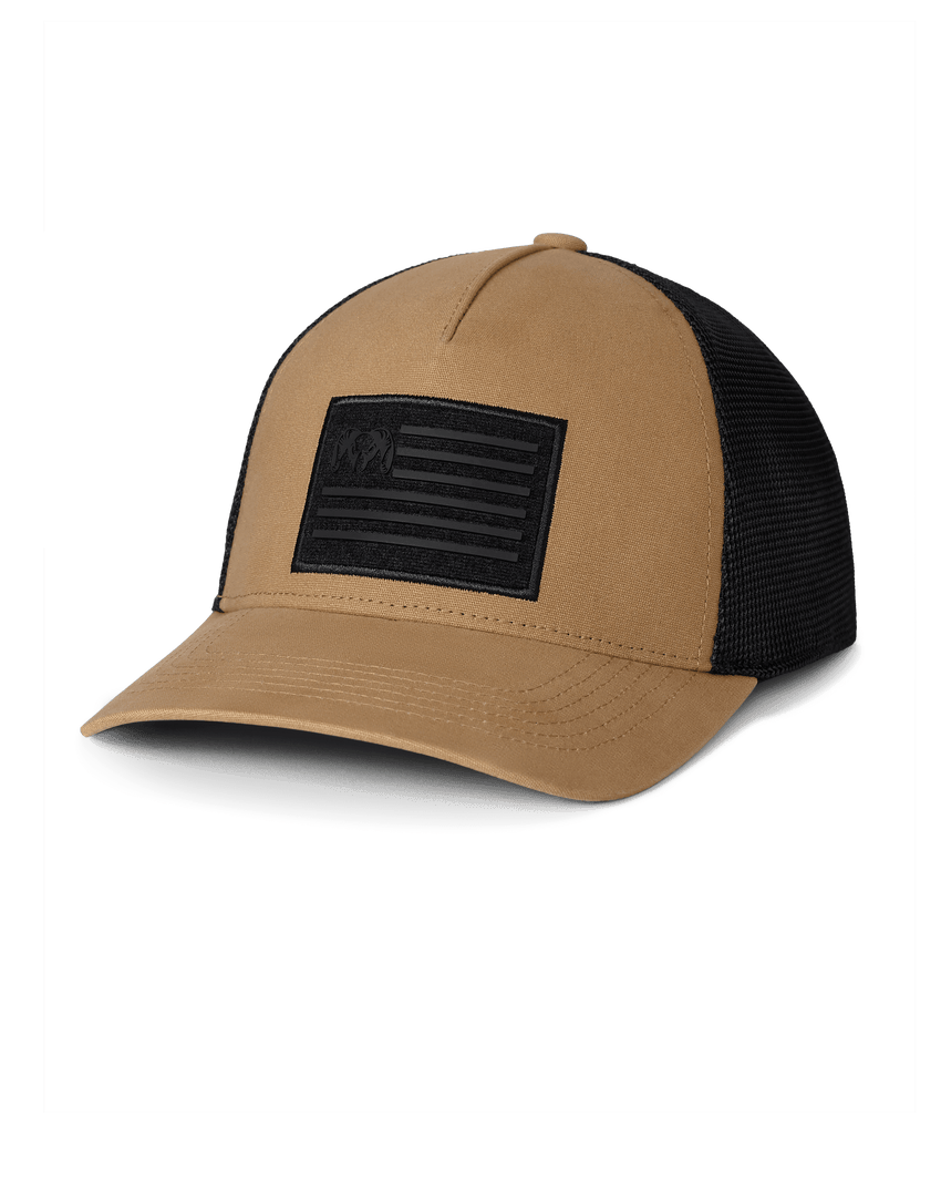 Welded Flag Patch Hat | Mustard/Black