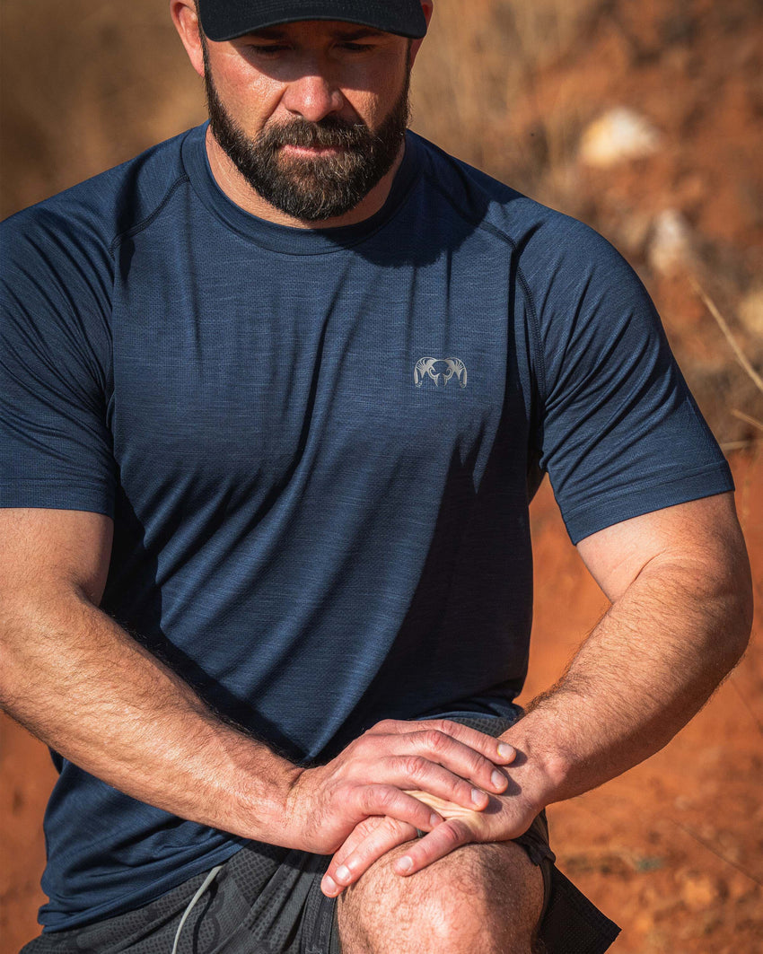 EnduroMesh SS Crew | Black Heather
