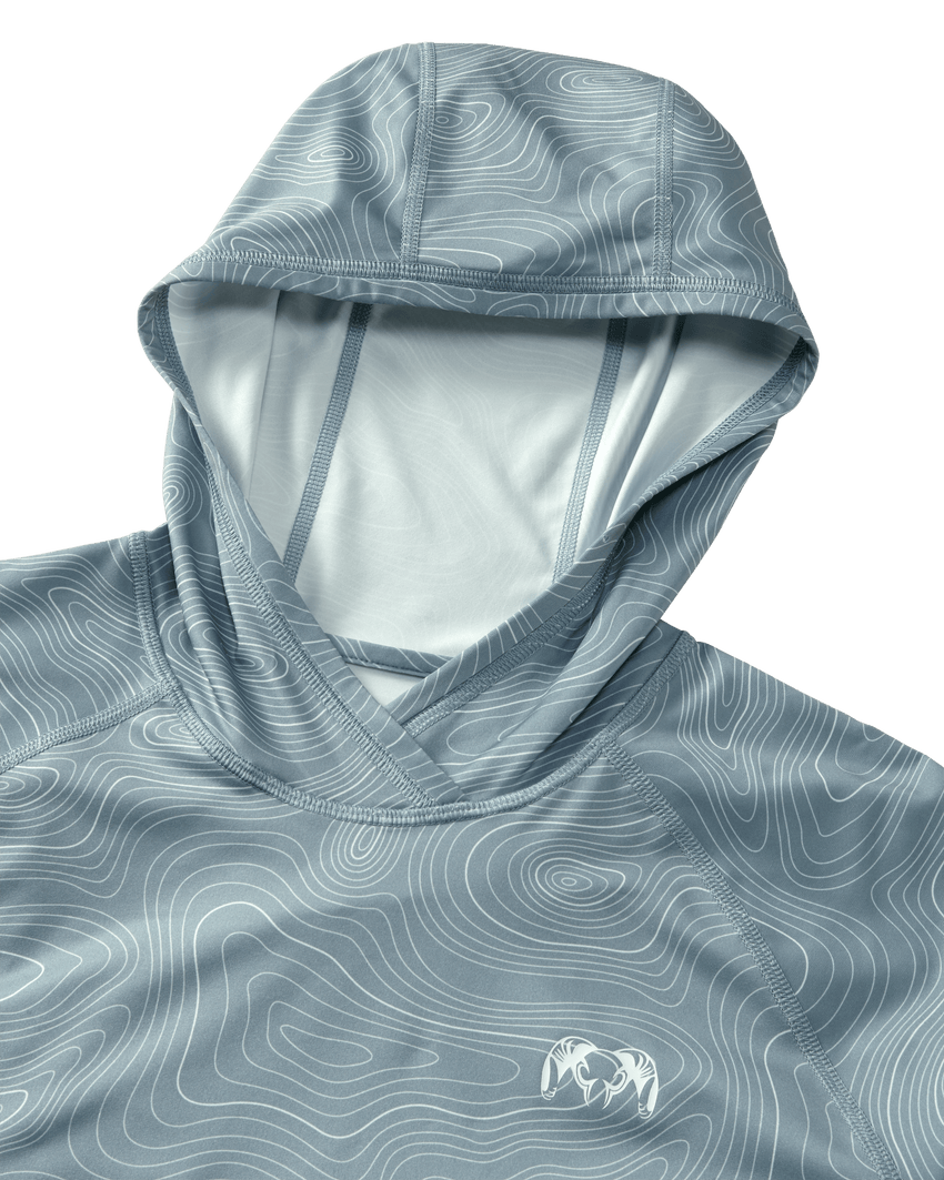 Gila LS Hoodie Topo | Skyline Topo Print
